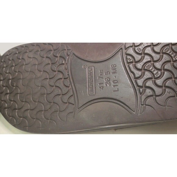 Vintage Retired Baltimore Birkenstock Brown Leather Womens 10 Mens 8 Broken In - Picture 11 of 12